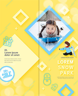 PSD 템플릿 표지디자인 북디자인 출판디자인 여자 표지 남자 어린이 리플렛 겨울 2단접지 북커버 눈사람 팜플렛 두명 선물상자 세일 한국인 썰매 어린이만 손모아장갑 이미지템플릿 계절 장갑 선물 사람 동양인 상자 파일형식