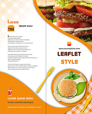 PSD 템플릿 접시 표지디자인 북디자인 출판디자인 표지 리플렛 포크 토마토 2단접지 북커버 나뭇잎 팜플렛 사람없음 햄버거 패티 이미지템플릿 식기 잎 채소 패스트푸드 파일형식