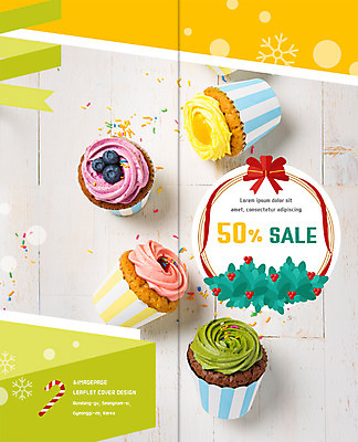 PSD 템플릿 표지디자인 북디자인 출판디자인 표지 리플렛 크리스마스 2단접지 북커버 이벤트 팜플렛 사람없음 세일 케이크 컵케이크 이미지템플릿 기념일 디저트 파일형식