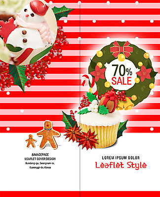 PSD 템플릿 표지디자인 북디자인 출판디자인 표지 리플렛 크리스마스 2단접지 북커버 눈사람 이벤트 팜플렛 사람없음 세일 케이크 컵케이크 포인세티아 장식리스 진저쿠키 이미지템플릿 기념일 꽃 디저트 쿠키 화환 파일형식