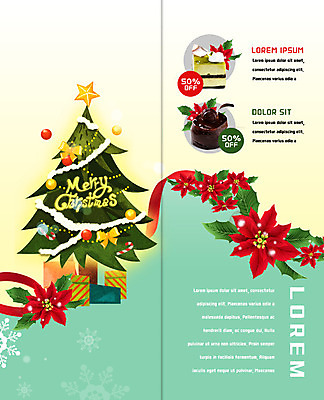 PSD 템플릿 표지디자인 북디자인 출판디자인 내지 리플렛 크리스마스 2단접지 북커버 이벤트 팜플렛 사람없음 크리스마스트리 세일 케이크 컵케이크 포인세티아 이미지템플릿 기념일 꽃 디저트 파일형식