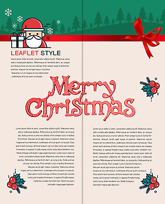 PSD 나무 템플릿 표지디자인 북디자인 출판디자인 남자 리본 내지 리플렛 크리스마스 겨울 2단접지 북커버 한명 이벤트 팜플렛 선물상자 산타클로스 이미지템플릿 식물 1 계절 기념일 선물 사람 상자 파일형식