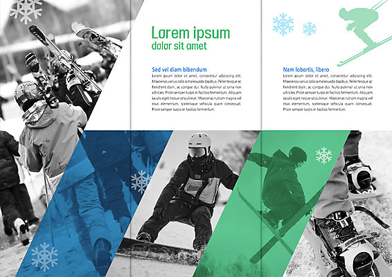 PSD 템플릿 표지디자인 북디자인 출판디자인 남자 내지 리플렛 겨울 북커버 3단접지 스키 겨울스포츠 팜플렛 여러명 성인 30대 점프 스노우보드 스노보더 성인만 이미지템플릿 계절 스포츠 다수 모션 운동선수 사람 장년 보드_스포츠 파일형식