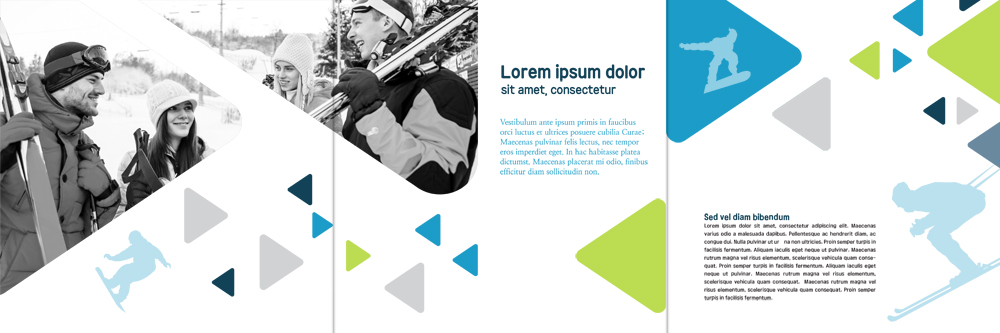 PSD 서양인 템플릿 표지디자인 북디자인 출판디자인 여자 남자 내지 리플렛 겨울 북커버 3단접지 겨울스포츠 팜플렛 여러명 20대 성인 성인만 이미지템플릿 외국인 계절 스포츠 다수 사람 청년 파일형식