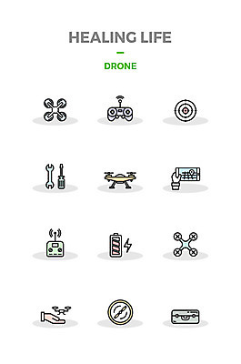 아이콘 사람없음 스마트폰 세트 공구 드라이버 리모컨 건전지 공구함 프로펠러 힐링 조준 드론 조종장치 2D아이콘 AI파일 핸드폰 스마트기기 장비 도구 파일형식 벡터