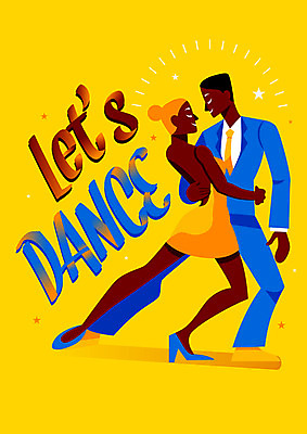 전신 여자 남자 포스터 별 일러스트 성인 두명 축제 춤 즐거움 댄스스포츠 국내일러스트 AI파일 자연요소 감정 스포츠 문화예술 사람 파일형식 벡터