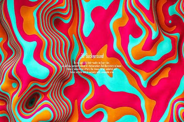 PSD 편집이미지 백그라운드 곡선 그래픽백그라운드 디지털백그라운드 사람없음 그래픽 컬러풀 3D 디지털합성 기하학 지오메트릭 편집3D 선 컬러 무늬 파일형식