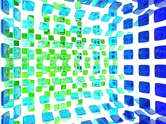 포토 JPG 해외이미지 디자인 벽 패턴 일러스트 추상 미술 사람없음 초록색 파란색 빛 상자 블록 매끈함 타일 큐브 정사각형 모자이크 광택 깊이 해외202004 해외일러스트 도형 컬러 무늬 문화예술 감각 파일형식 이미지허브