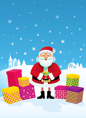 포토 JPG 해외이미지 전통 크리스마스 겨울 일러스트 선물 미소 풍경 사람없음 산타클로스 교회 축하 언덕 주기 해외202004 해외일러스트 계절 기념일 컨셉 종교건축 모션 표정 건물 파일형식 이미지허브