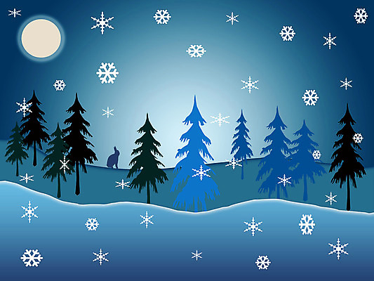 포토 JPG 해외이미지 나무 디자인 계절 크리스마스 일러스트 풍경 사람없음 파란색 숲 해외202004 해외일러스트 식물 기념일 컬러 파일형식 이미지허브