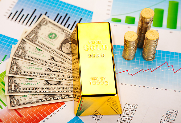 포토 JPG 해외이미지 지폐 그래프 실내 사람없음 금융 달러 동전 황금 보고서 외화 금괴 1달러 동전탑 해외202004 해외포토 돈 내부 경제 쌓기 파일형식 이미지허브