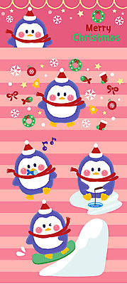 동물 캐릭터 동물캐릭터 크리스마스장식 크리스마스 겨울 여러마리 일러스트 어류 사람없음 보드 먹기 펭귄 얼음낚시 크리스마스리스 일러캐릭터 AI파일 계절 기념일 스포츠 다수 모션 조류 낚시 수중동물 화환 파일형식 벡터