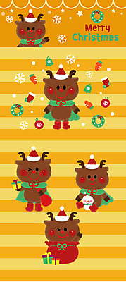 동물 캐릭터 동물캐릭터 크리스마스장식 크리스마스 겨울 여러마리 일러스트 눈사람 선물 사람없음 루돌프 망토 보따리 크리스마스리스 일러캐릭터 AI파일 계절 기념일 다수 사슴 화환 파일형식 벡터