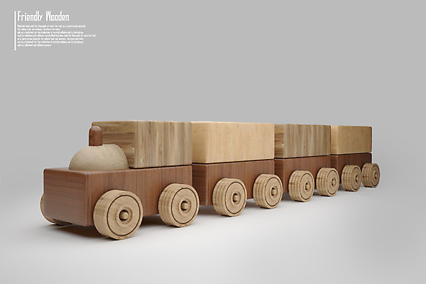 PSD 나무 편집이미지 교통수단 사람없음 목재 장난감 3D소스 3D 기차 디지털합성 편집3D 식물 육상교통 교통 재료 대중교통 파일형식