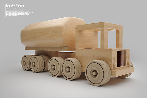 PSD 나무 편집이미지 교통수단 사람없음 목재 장난감 3D소스 3D 디지털합성 유조차 탱크로리 편집3D 식물 교통 재료 화물차 특수차량 파일형식