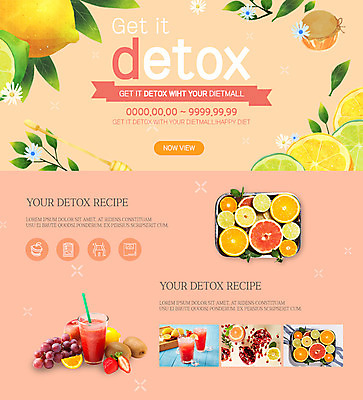 PSD 웹템플릿 다이어트 과일 딸기 포도 이벤트페이지 건강 키위 사람없음 운동 레몬 자몽 라임 디톡스 이미지템플릿 템플릿 페이지 파일형식