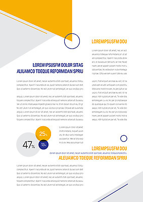 템플릿 내지 선 사람없음 노란색 원형 삼각형 프레젠테이션 문서템플릿 서식 레이아웃 문서 제안서 이미지템플릿 AI파일 도형 컬러 파일형식 벡터