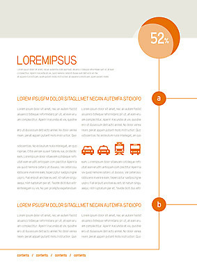 템플릿 내지 선 사람없음 주황색 원형 프레젠테이션 문서템플릿 서식 레이아웃 문서 제안서 이미지템플릿 AI파일 도형 컬러 파일형식 벡터
