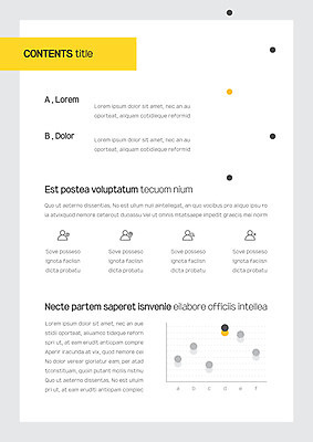 템플릿 내지 사람없음 노란색 점 프레젠테이션 문서템플릿 서식 레이아웃 문서 제안서 이미지템플릿 AI파일 컬러 파일형식 벡터