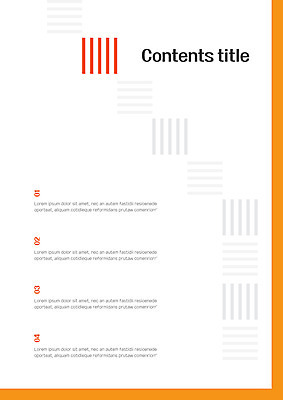 템플릿 내지 선 사람없음 사각형 주황색 프레젠테이션 문서템플릿 서식 레이아웃 문서 제안서 목차 이미지템플릿 AI파일 도형 컬러 파일형식 벡터