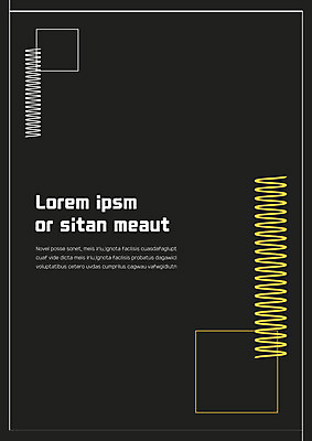 템플릿 표지 곡선 사람없음 사각형 프레젠테이션 문서템플릿 서식 레이아웃 문서 제안서 이미지템플릿 AI파일 도형 선 파일형식 벡터