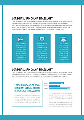 템플릿 내지 사람없음 파란색 사각형 프레젠테이션 문서템플릿 서식 레이아웃 문서 제안서 이미지템플릿 AI파일 도형 컬러 파일형식 벡터