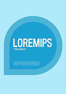 템플릿 표지 무늬 사람없음 파란색 원형 프레젠테이션 문서템플릿 서식 레이아웃 문서 제안서 이미지템플릿 AI파일 도형 컬러 파일형식 벡터
