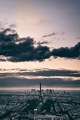 포토 JPG 구름 유럽 유럽풍경 하늘 풍경 사람없음 야외 건물 일몰 프랑스 도시 야간 에펠탑 파리_프랑스 라데팡스 국내포토 자연요소 건축물 나라 관광지 노을 파리 랜드마크 파일형식