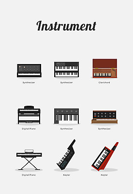 아이콘 악기 사람없음 세계 건반 신디사이저 전자피아노 2D아이콘 AI파일 음악 피아노 건반악기 파일형식 벡터