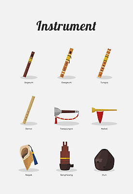 아이콘 악기 국악기 사람없음 세계 소금 단소 대금 생황 태평소 훈 2D아이콘 AI파일 음악 국악 관악기 목관악기 파일형식 벡터