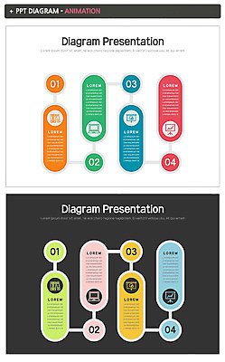 도형 템플릿 그래프 사람없음 세트 원형 PPT 프레젠테이션 문서템플릿 순서 애니형PPT 이미지템플릿 파일형식