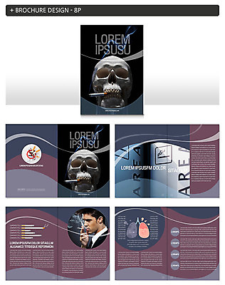 서양인 외국인 템플릿 남자 ZIP 캠페인 해골 담배 한명 팜플렛 20대 금연 인디자인 INDD 이미지템플릿 1 뼈 사람 인종 청년 사회이슈 파일형식