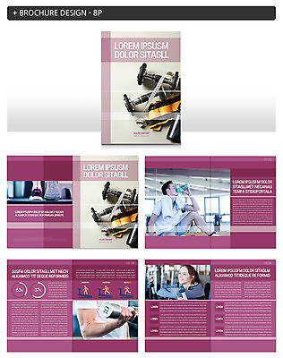 서양인 외국인 템플릿 여자 남자 ZIP 줄자 건강 팜플렛 성인 세명 운동 아령 인디자인 INDD 이미지템플릿 자 사람 인종 파일형식