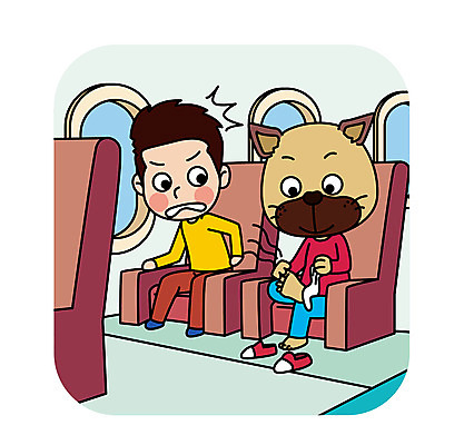 한마리 남자 신발 일러스트 양말 비행기 의인화 한명 성인 예절 개 지저분함 벗기 기내 공공장소 매너 국내일러스트 AI파일 1 포유류 항공교통 모션 대중교통 사람 장소 감각 파일형식 벡터