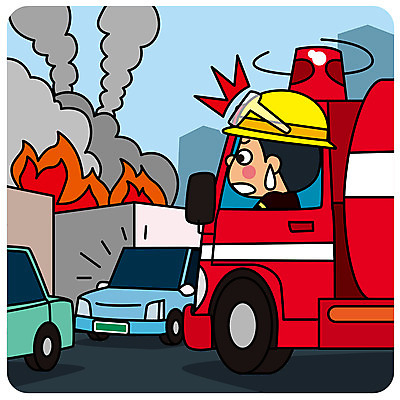 남자 일러스트 자동차 의인화 한명 성인 예절 화재 공공장소 소방차 매너 지연 주차금지 국내일러스트 AI파일 1 육상교통 사람 장소 금지 사건 파일형식 벡터