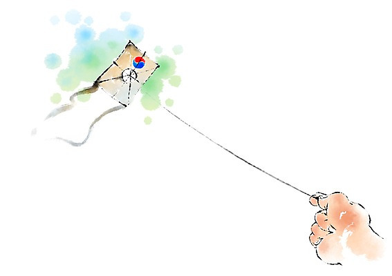 PSD 한국문화 한국전통 손 일러스트 캘리그라피 붓터치 전통소품 신체부위 연날리기 번짐 방패연 국내일러스트 동양문화 전통 한국 사람 전통놀이 연 오브젝트 파일형식 효과