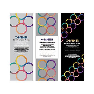 도형 템플릿 배너템플릿 세로배너 사각프레임 사람없음 현수막 원형 배너세트 AI파일 배너 프레임 세로 세트 사각형 파일형식 벡터