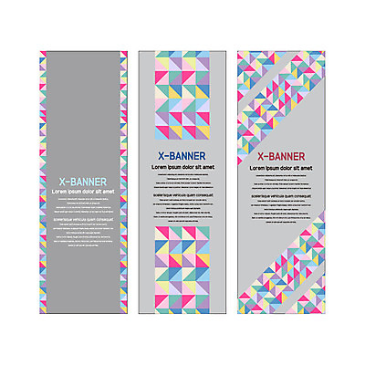 도형 템플릿 배너템플릿 세로배너 사각프레임 사람없음 사각형 현수막 배너세트 AI파일 배너 프레임 세로 세트 파일형식 벡터