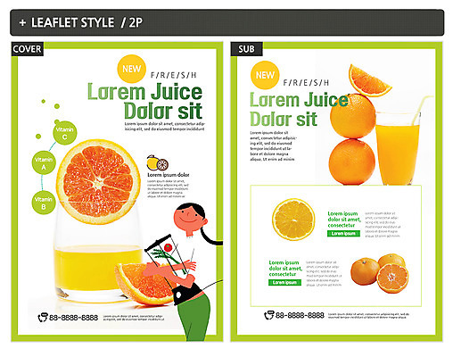 템플릿 여자 ZIP 리플렛 오렌지 과일 건강 한명 상반신 성인 주스 과일주스 오렌지주스 자몽 전단템플릿 전단 인디자인 INDD 이미지템플릿 1 음료 사람 홍보물 파일형식
