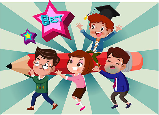 전신 여자 교육 남자 어린이 일러스트 학사모 서기 들기 앉기 여러명 성인 연필 국내일러스트 AI파일 모자_잡화 다수 졸업 모션 학용품 사람 필기구 파일형식 벡터