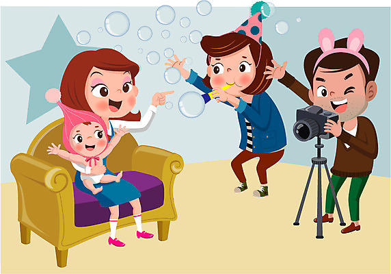 전신 여자 남자 어린이 의자 일러스트 서기 앉기 여러명 성인 카메라 사진촬영 돌_바위 머리띠 비눗방울 백일 국내일러스트 AI파일 가구 다수 장신구 모션 사람 전자제품 촬영 파일형식 벡터