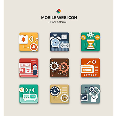 아이콘 사람없음 스마트폰 세트 자명종 알람 모래시계 톱니바퀴 라디오 웹아이콘 모바일아이콘 설정 2D아이콘 AI파일 모래 시계 모바일 전자제품 핸드폰 스마트기기 파일형식 벡터