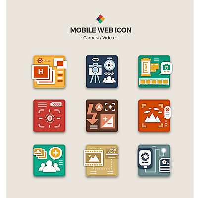 아이콘 사람모양 스마트폰 세트 카메라 필름 웹아이콘 조준 모바일아이콘 설정 필름카메라 추가 2D아이콘 AI파일 모양 모바일 전자제품 핸드폰 스마트기기 파일형식 벡터