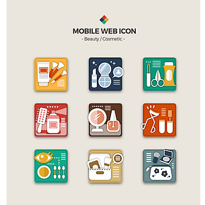 아이콘 사람없음 세트 화장 립스틱 머리빗 마스카라 매니큐어 웹아이콘 눈화장 모바일아이콘 뷰러 메이크업브러쉬 파우치 파운데이션 헤어스프레이 2D아이콘 AI파일 가방 모바일 뷰티 화장품 화장용품 붓 미용용품 헤어용품 파일형식 벡터