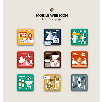 아이콘 지도 사람모양 세트 등산 캠핑 꼬치 나침반 모닥불 바비큐 카누 웹아이콘 캠핑카 모바일아이콘 2D아이콘 AI파일 모양 음식 자동차 불 레저 모바일 트래킹 수상스포츠 파일형식 벡터