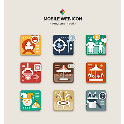 아이콘 사람모양 세트 놀이공원 마술 피에로 놀이기구 서커스 다트 웹아이콘 풍선 회전목마 모바일아이콘 인형뽑기 회전그네 2D아이콘 AI파일 모양 놀이 모바일 테마파크 게임 파일형식 벡터