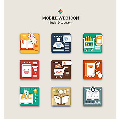 아이콘 영어 사람없음 책 세트 독서 마우스 검색 웹아이콘 정리 클릭 모바일아이콘 발견 북마크 음성 2D아이콘 AI파일 문자 모바일 컴퓨터용품 파일형식 벡터