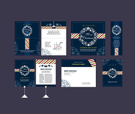 템플릿 배너템플릿 선 크리스마스 이벤트 사람없음 세트 현수막 전단 엽서 초대장 패키지 약도 크리스마스리스 행사세트 행사템플릿 AI파일 배너 기념일 지도 카드_감사 화환 편지 홍보물 파일형식 벡터