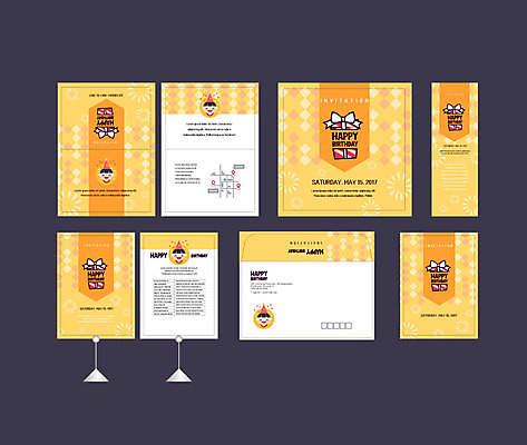 템플릿 배너템플릿 남자 얼굴 어린이 선물 이벤트 여러명 세트 현수막 생일 전단 엽서 초대장 패키지 약도 행사세트 행사템플릿 AI파일 배너 기념일 다수 지도 카드_감사 사람 신체부위 편지 홍보물 파일형식 벡터