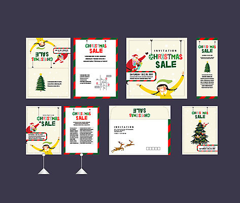 템플릿 배너템플릿 여자 남자 어린이 이벤트 여러명 상반신 성인 세트 크리스마스트리 루돌프 현수막 전단 엽서 초대장 패키지 약도 행사세트 행사템플릿 AI파일 배너 다수 크리스마스 지도 사슴 카드_감사 사람 편지 홍보물 파일형식 벡터